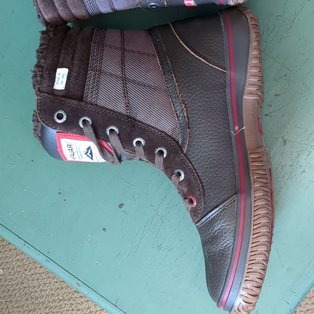 Pajar Trooper Fleece-Lined Waterproof Canada Leather Boots Size 8 - Picture 4 of 13